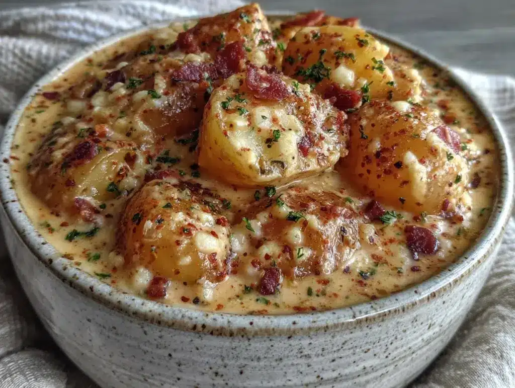 Home 1 crockpot potato soup recipe - featured image