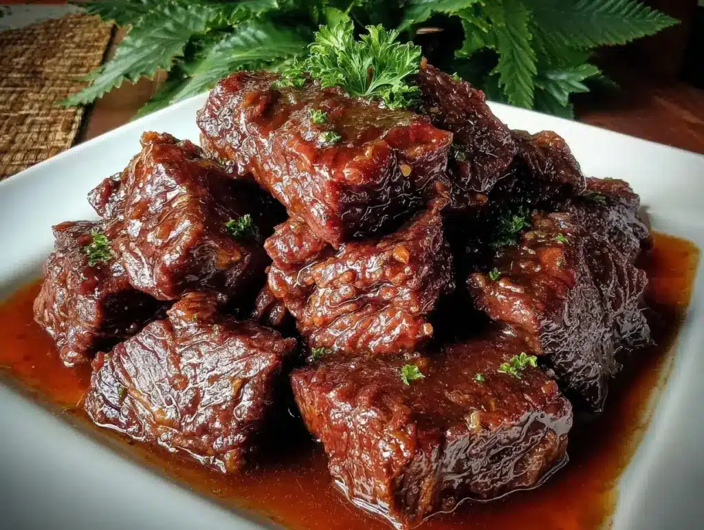 crockpot steak bites - featured image