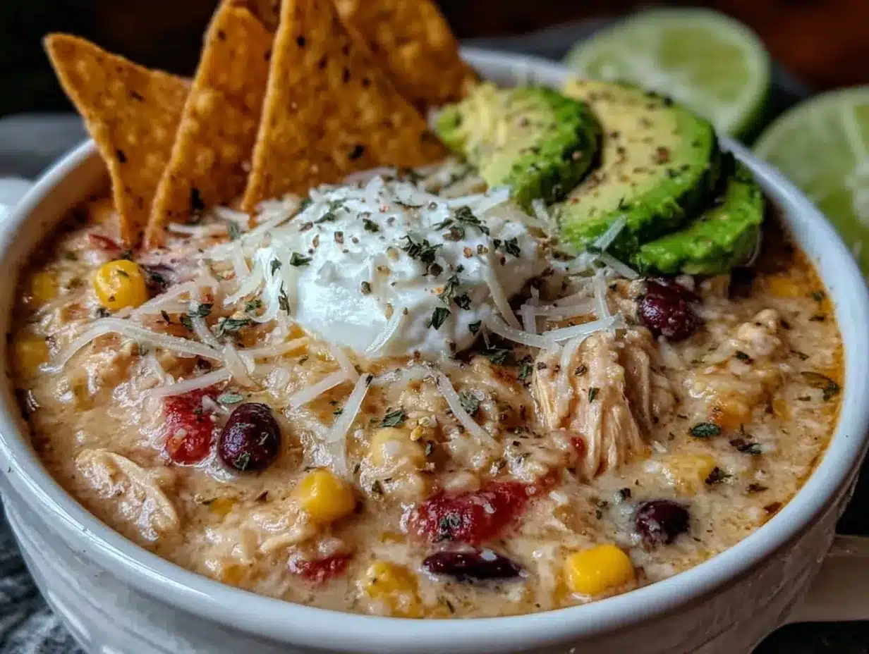 Crockpot White Chicken Chili Recipe Easy Creamy Dinner in 30 Minutes 4 crockpot white chicken chili recipe preparation steps