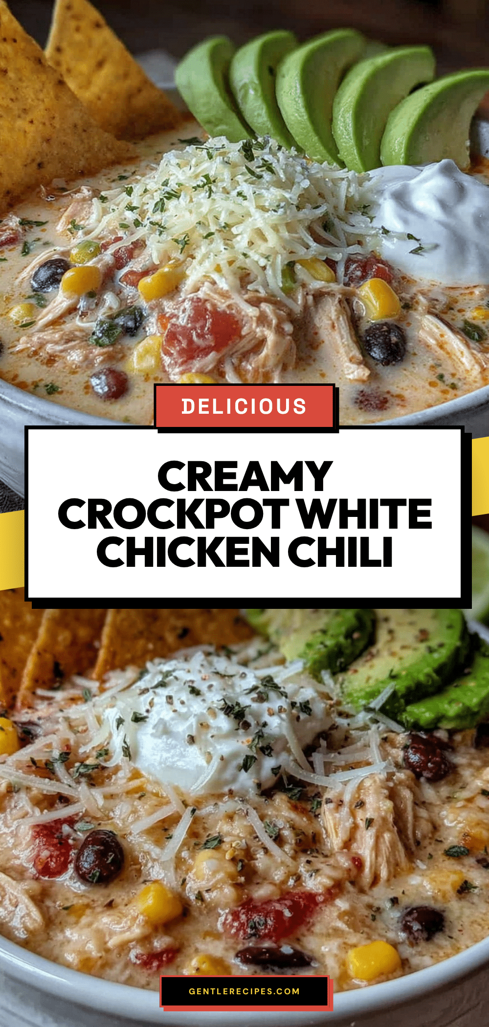 Crockpot White Chicken Chili Recipe Easy Creamy Dinner in 30 Minutes 5 crockpot white chicken chili recipe recipe