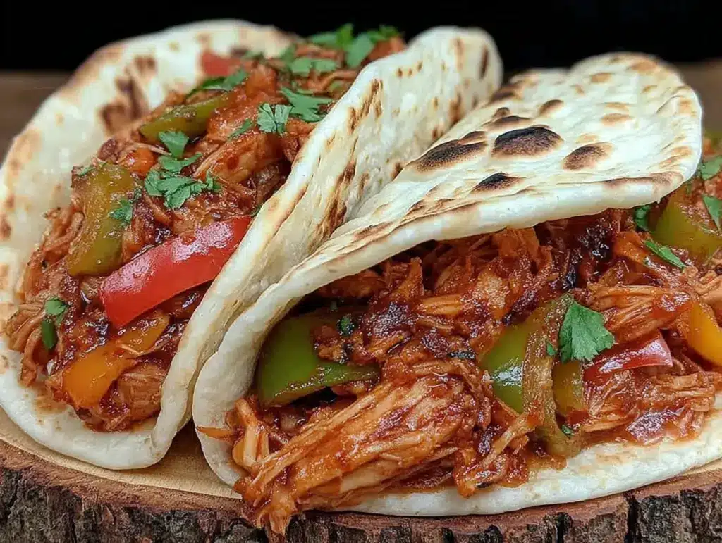 Home 1 easy crockpot chicken fajitas - featured image