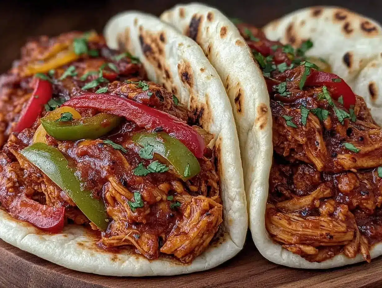 Easy Crockpot Chicken Fajitas Recipe with Juicy Peppers Ready in 6 Hours 4 easy crockpot chicken fajitas preparation steps