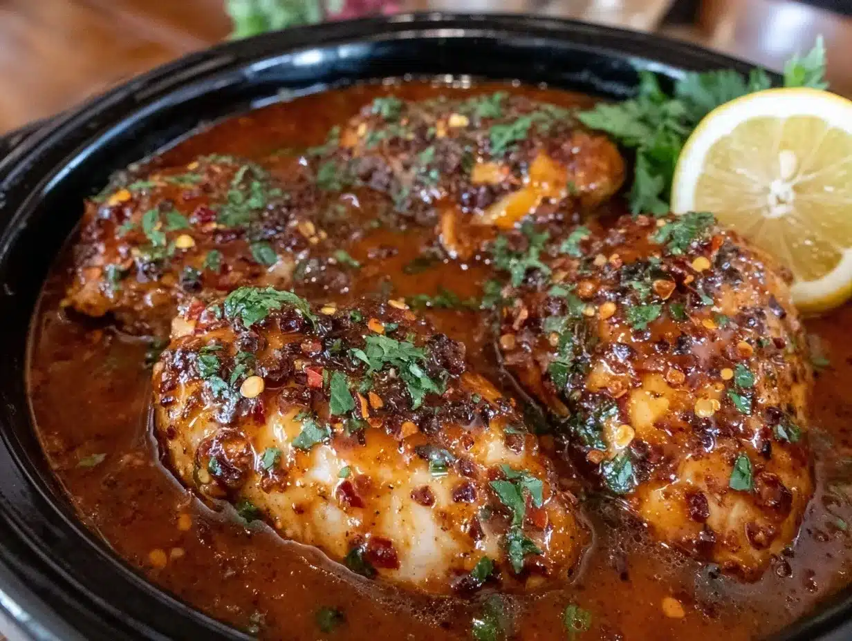 Easy Crockpot Thai Peanut Chicken Recipe 5-Minute Prep for Busy Weeknights 4 easy crockpot thai peanut chicken preparation steps