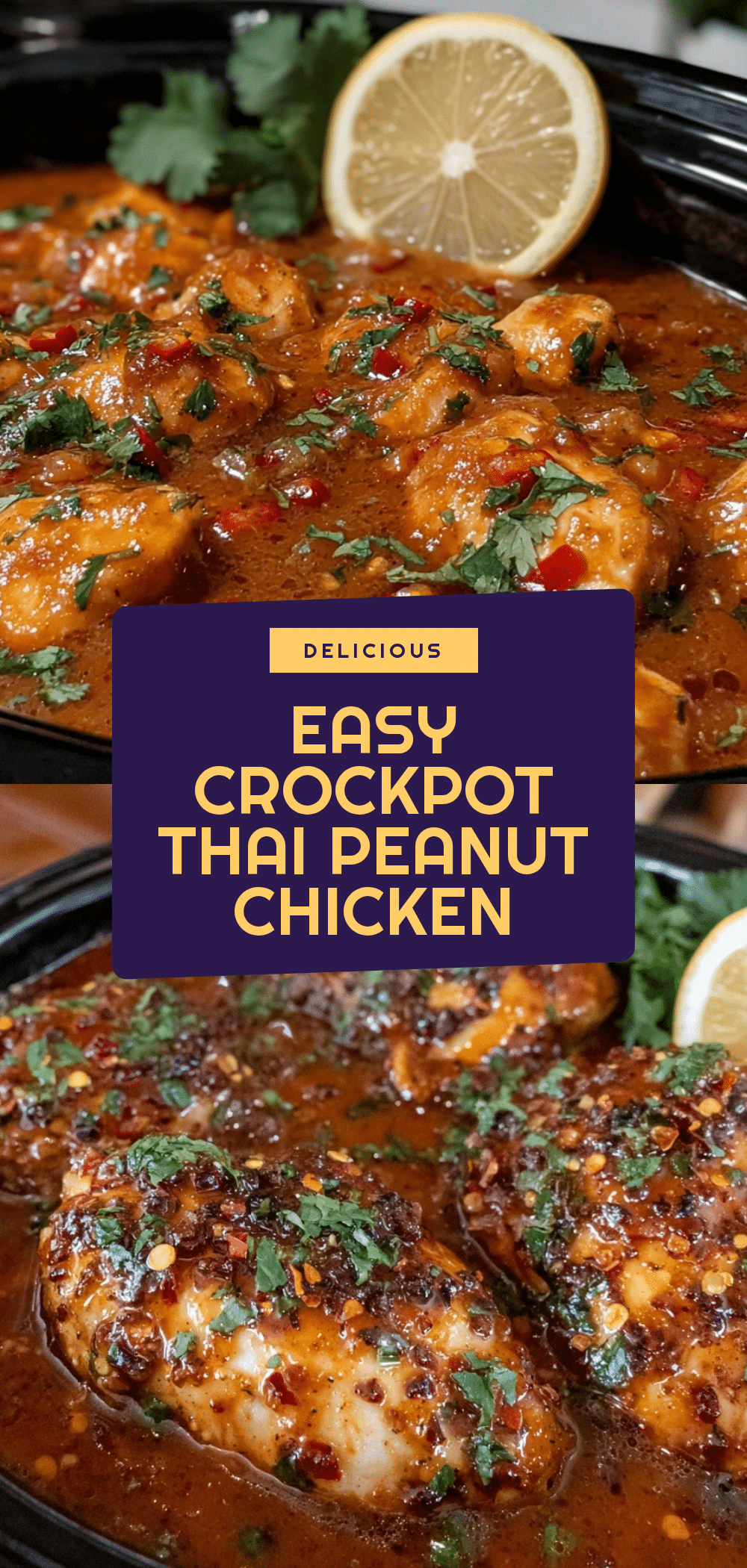 Easy Crockpot Thai Peanut Chicken Recipe 5-Minute Prep for Busy Weeknights 5 easy crockpot thai peanut chicken recipe