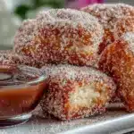 fluffy air fryer churro bites - featured image