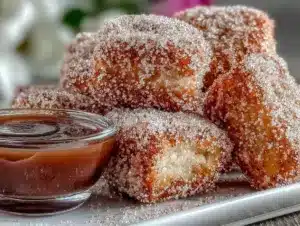 Home 6 fluffy air fryer churro bites - featured image