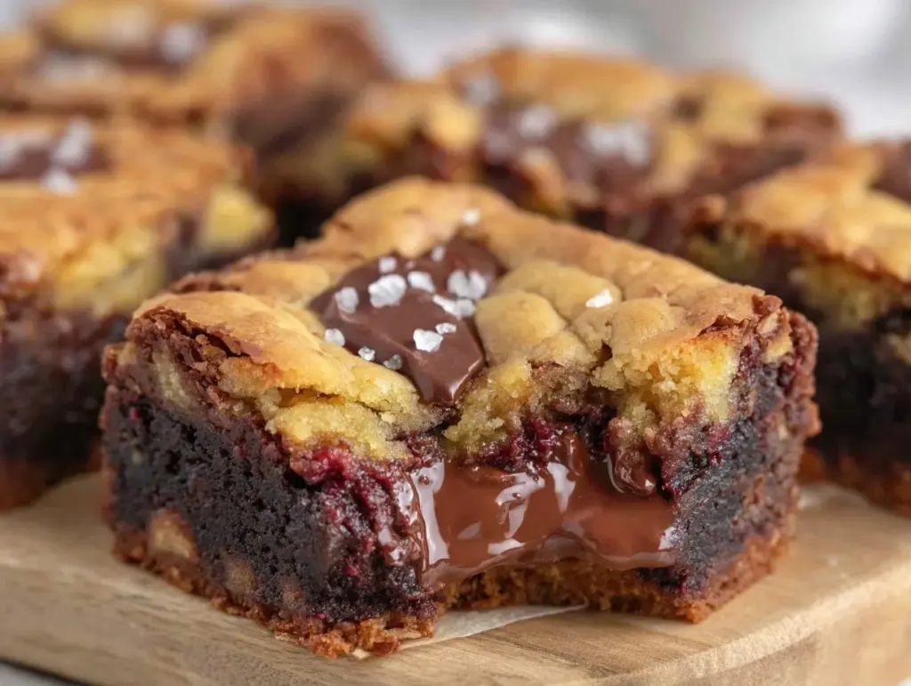 fudgy chewy browkies - featured image