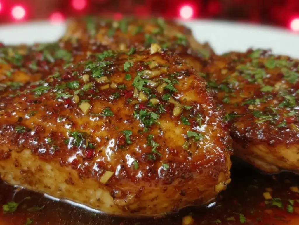 garlic butter baked chicken breast - featured image