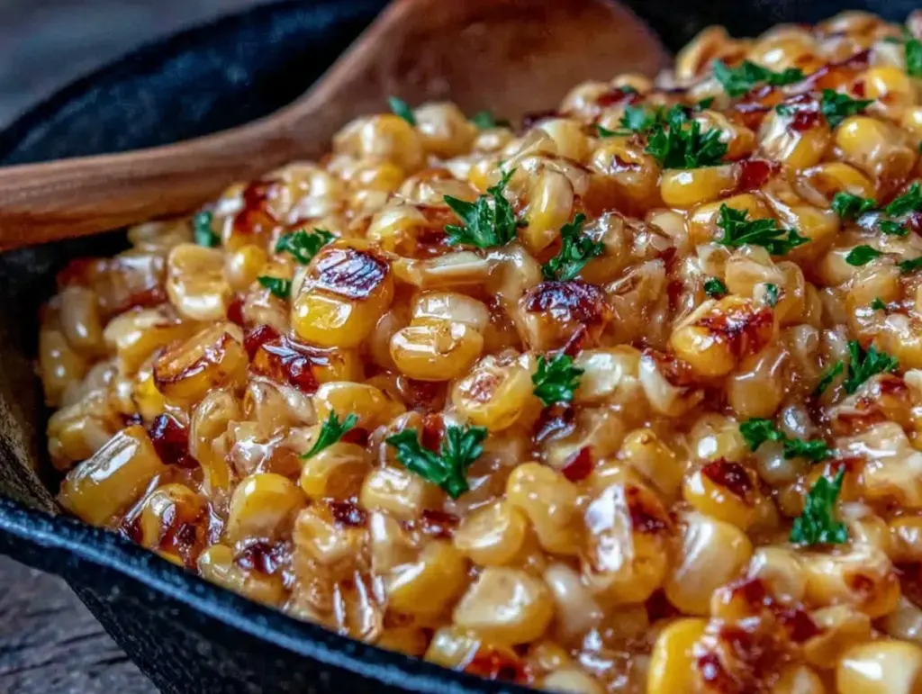honey butter skillet corn - featured image