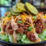 Keto Big Mac Salad Bowl - featured image
