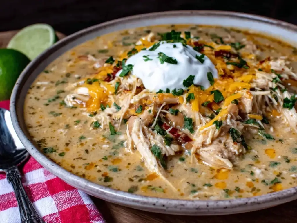 Home 3 keto white chicken chili - featured image