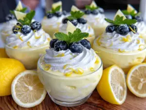 Home 5 no bake lemon cheesecake mousse - featured image