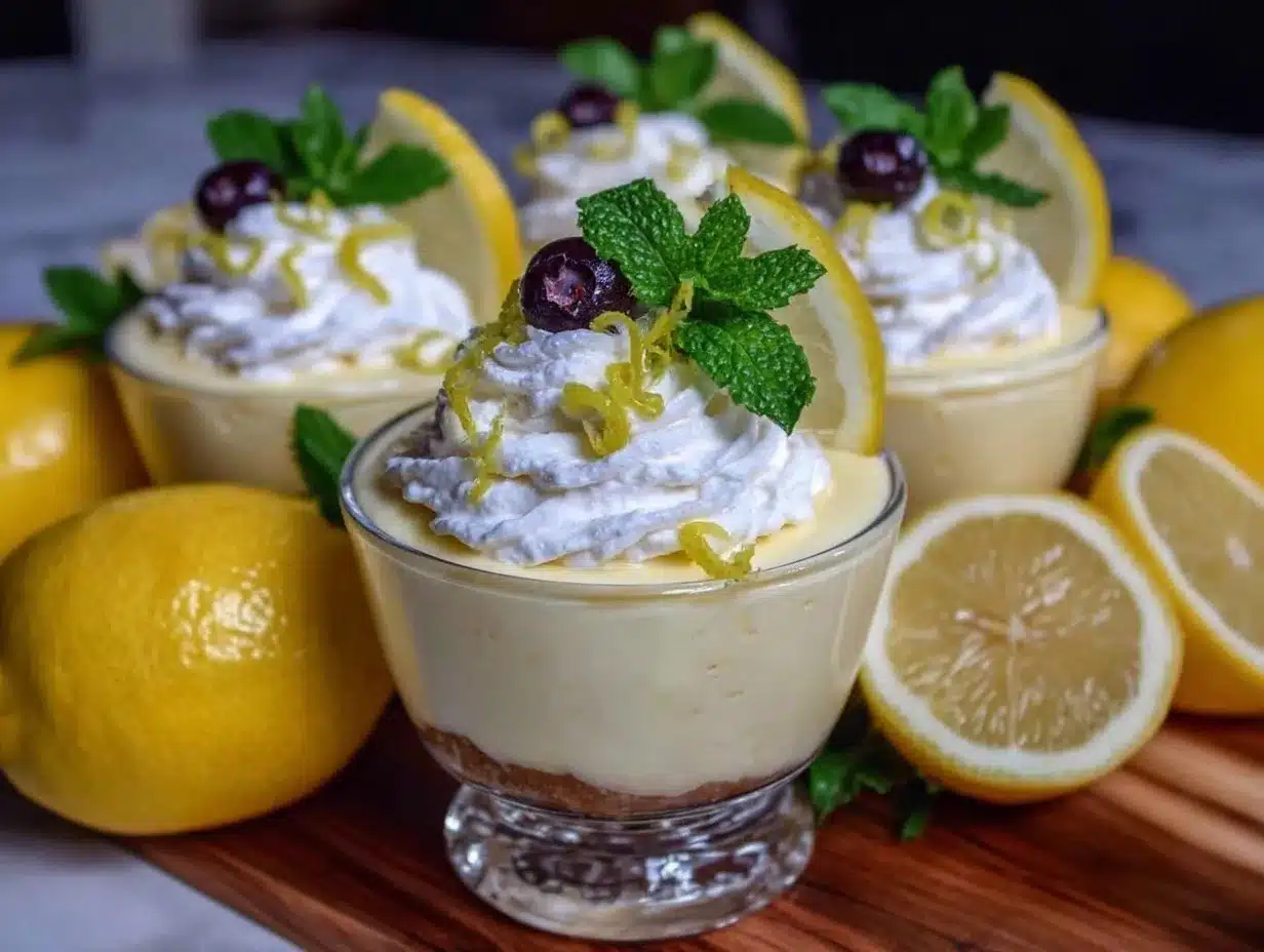 No Bake Lemon Cheesecake Mousse Recipe Easy and Creamy in 20 Minutes 4 no bake lemon cheesecake mousse preparation steps