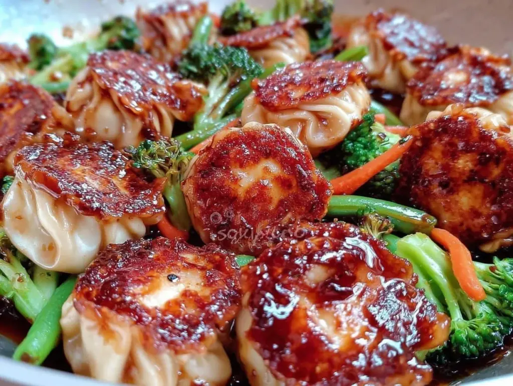 potsticker stir fry - featured image