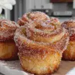 quick cinnamon sugar cruffins - featured image