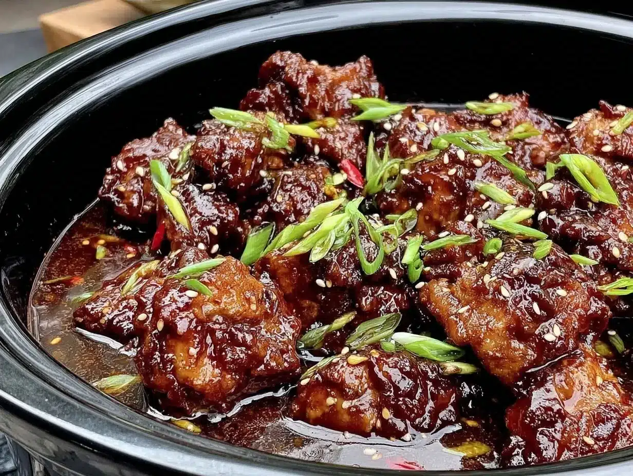 Slow Cooker Bourbon Chicken Recipe Easy Tender Savory Flavor 4 slow cooker bourbon chicken recipe preparation steps