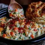 slow cooker chicken pot pie - featured image