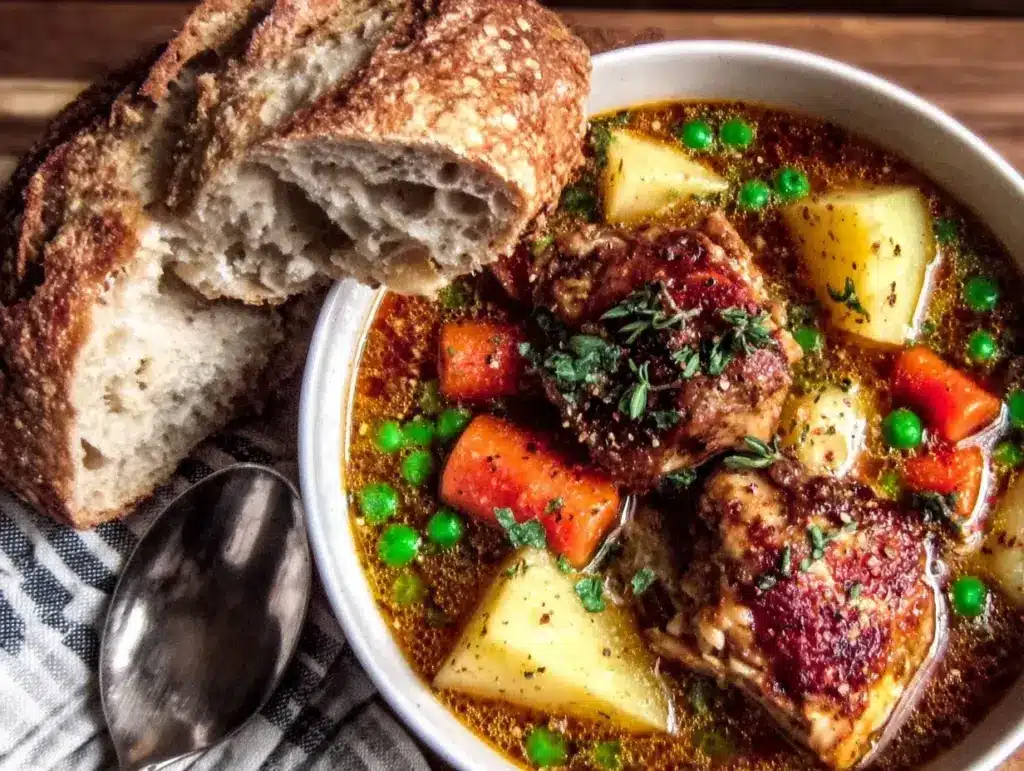 Home 1 slow cooker chicken stew - featured image