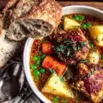 slow cooker chicken stew - featured image