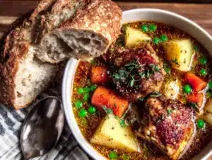 Home 4 slow cooker chicken stew - featured image