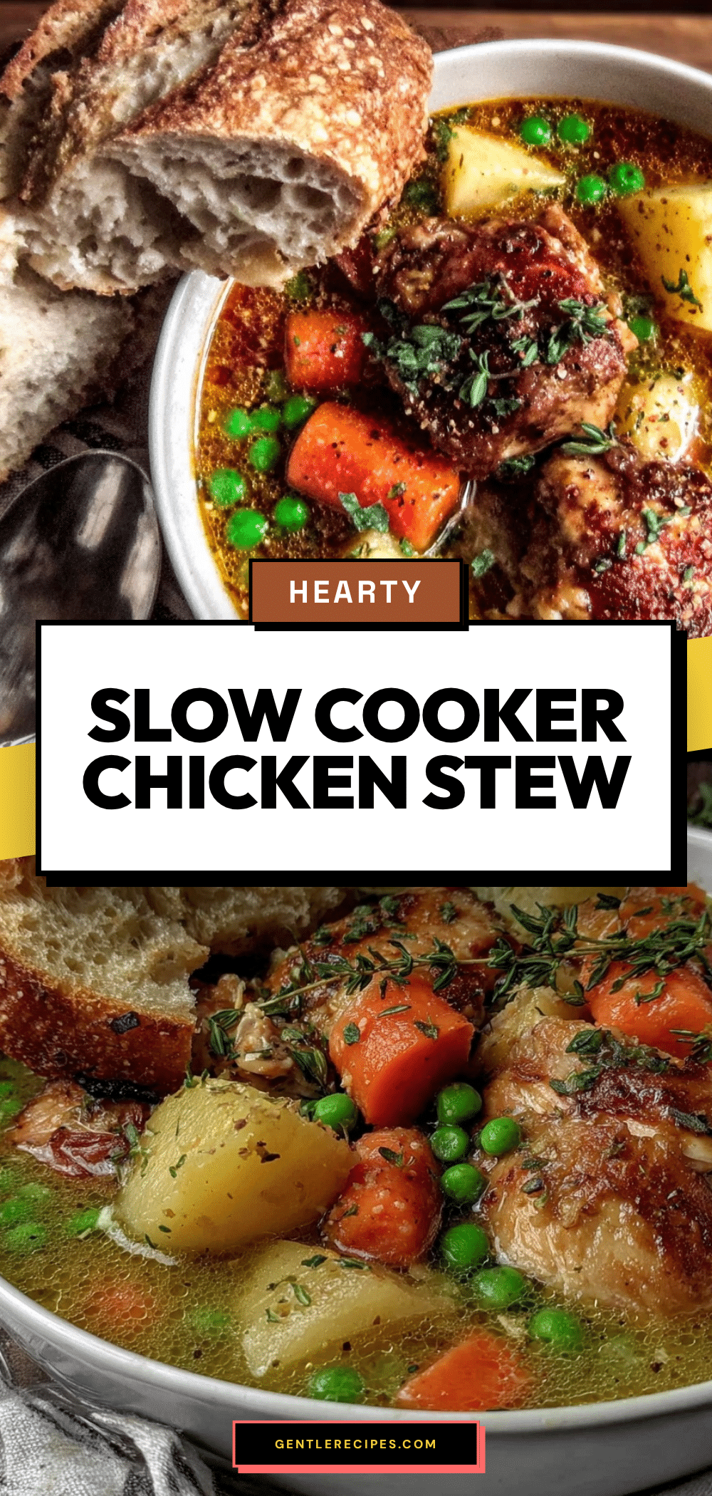Slow Cooker Chicken Stew Recipe Easy Tender Juicy Chicken in 6 Hours 5 slow cooker chicken stew recipe