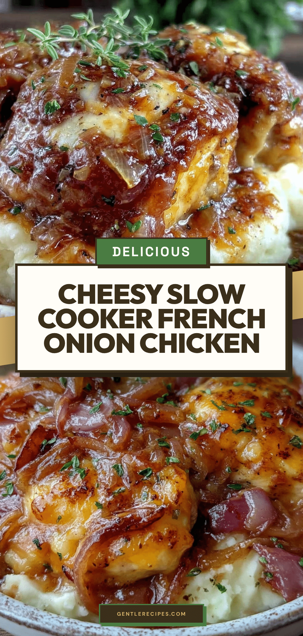 Slow Cooker French Onion Chicken Recipe Easy Cheesy Tender Meal 5 slow cooker french onion chicken recipe