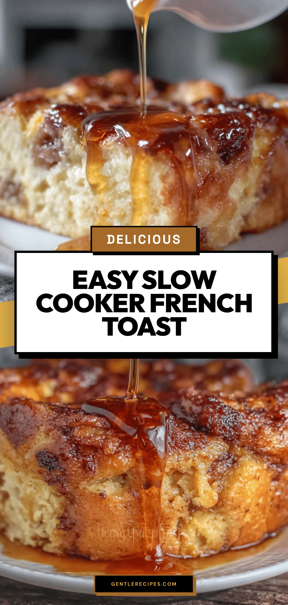 Easy Slow Cooker French Toast Casserole Recipe for Cozy Mornings 5 slow cooker French toast casserole recipe