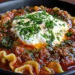 slow cooker lasagna soup - featured image