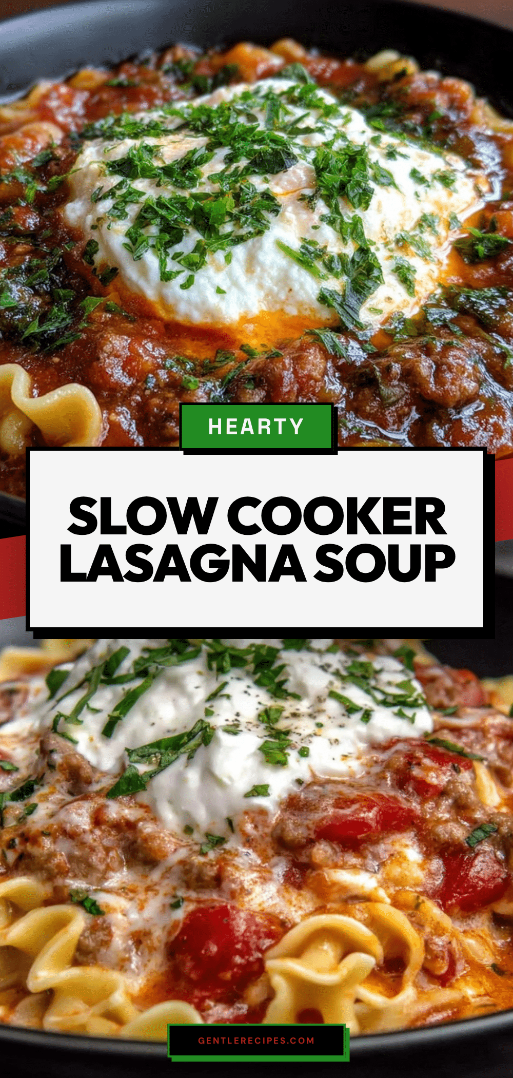 Slow Cooker Lasagna Soup Recipe Easy Hearty Meal Ready in 6 Hours 5 slow cooker lasagna soup recipe