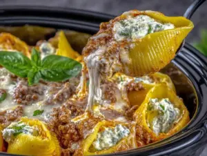 Home 4 slow cooker stuffed shells with meat - featured image