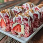 Strawberry Shortcake Cheesecake Sushi Rolls - featured image
