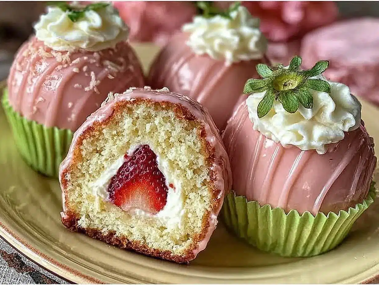 Strawberry Shortcake Easter Egg Bombs Easy Decadent Spring Treats to Make 4 Strawberry Shortcake Easter Egg Bombs preparation steps