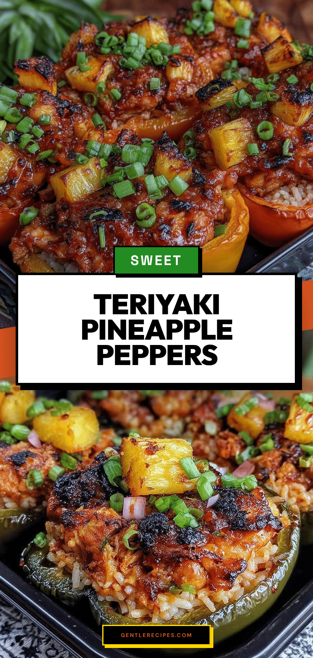 Teriyaki Pineapple Chicken Stuffed Peppers Easy Family Dinner Recipe 5 teriyaki pineapple chicken stuffed peppers recipe