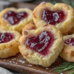 thumbprint heart cookies - featured image