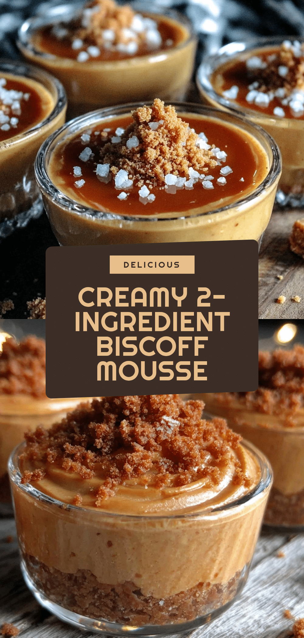 2-Ingredient Biscoff Mousse Recipe Easy Creamy Quick Dessert Treat 5 2-Ingredient Biscoff Mousse recipe