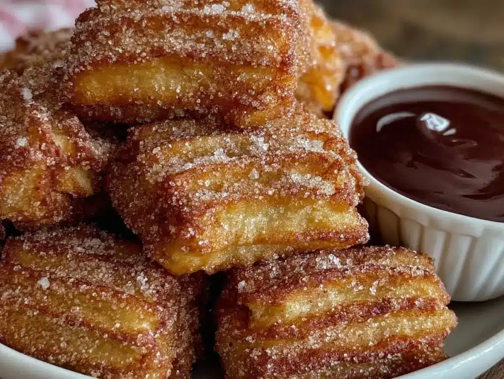 air fryer churro bites - featured image