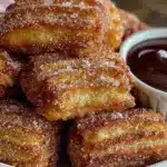 air fryer churro bites - featured image