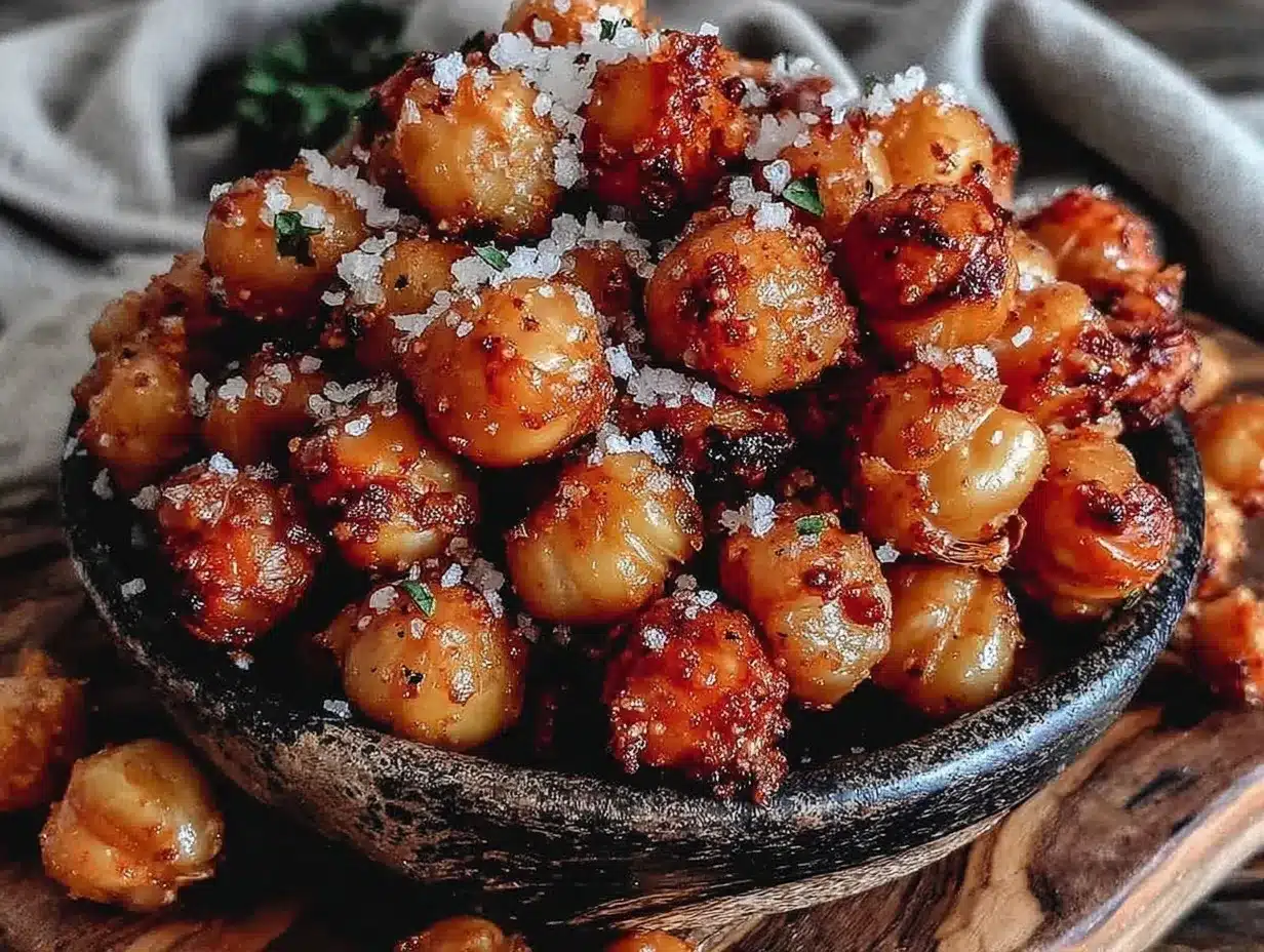 Air Fryer Crispy Chickpeas Recipe Easy Smoky Paprika Crunchy Snack 4 air fryer crispy chickpeas preparation steps
