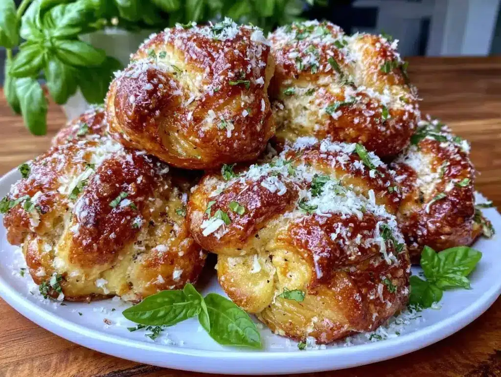 air fryer garlic knots - featured image