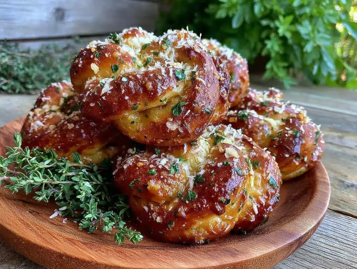 Air Fryer Garlic Knots with Parmesan Butter Easy Recipe Ready in 20 Min 4 air fryer garlic knots preparation steps