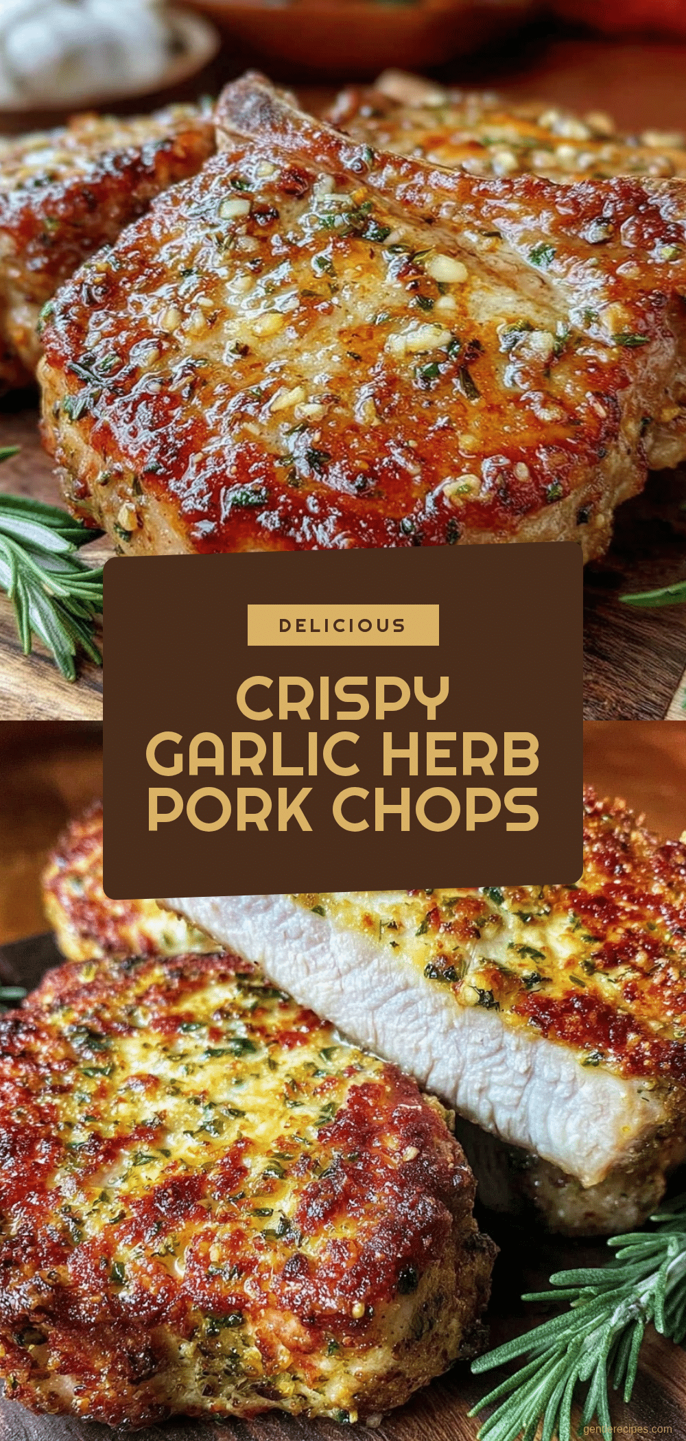 Air Fryer Pork Chops Garlic Herb Crust Recipe Ready in 12 Minutes 5 air fryer pork chops garlic herb crust recipe