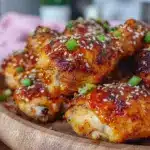 air fryer teriyaki chicken drumsticks - featured image