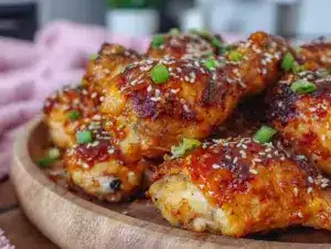Home 7 air fryer teriyaki chicken drumsticks - featured image