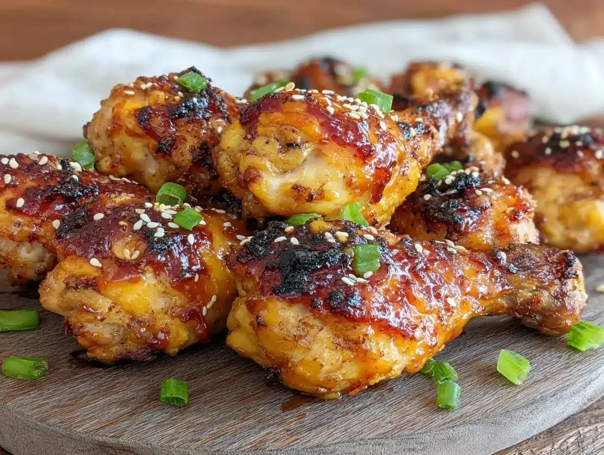 Air Fryer Teriyaki Chicken Drumsticks Easy Crispy Recipe in 30 Minutes 4 air fryer teriyaki chicken drumsticks preparation steps