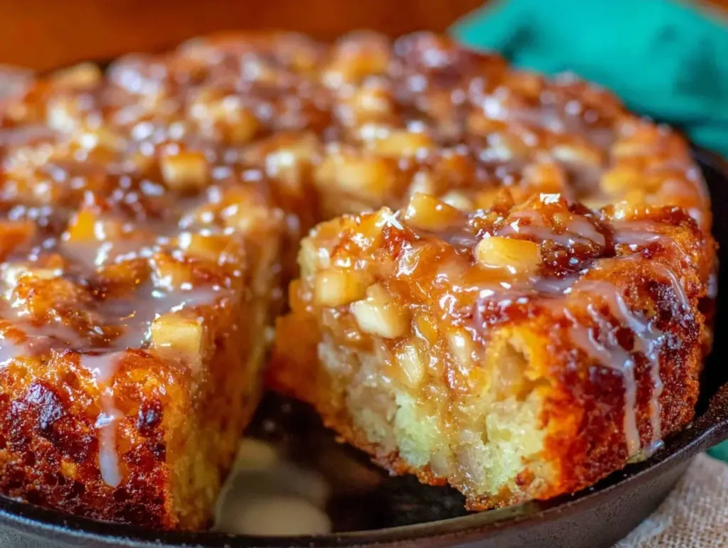 Home 3 brown butter apple cinnamon skillet cake - featured image