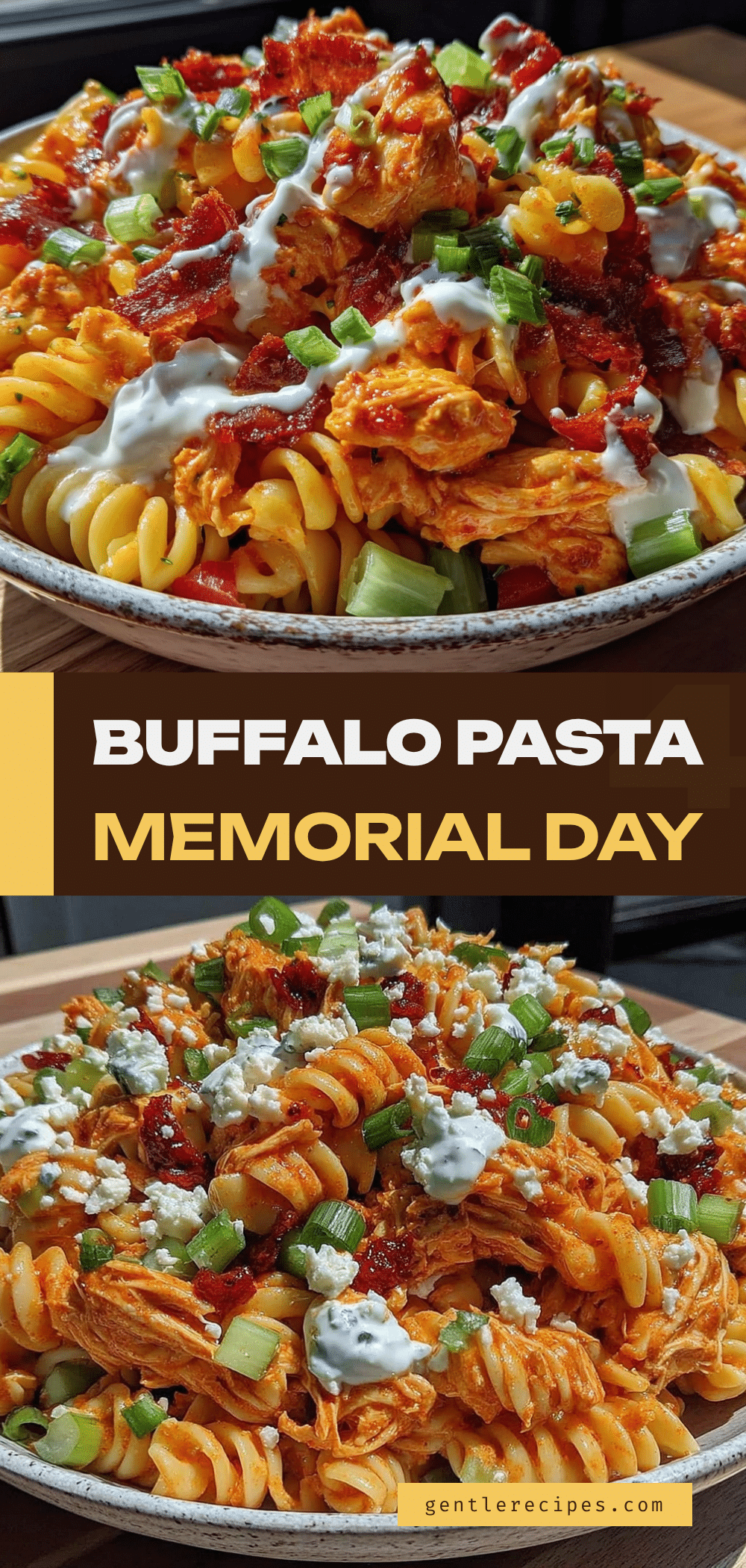 Buffalo Chicken Pasta Salad Recipe Easy 20-Minute Dinner with Ranch Dressing 5 buffalo chicken pasta salad recipe