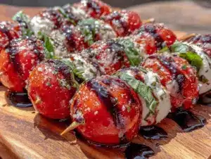 Home 4 Caprese Skewers with Fresh Mozzarella - featured image