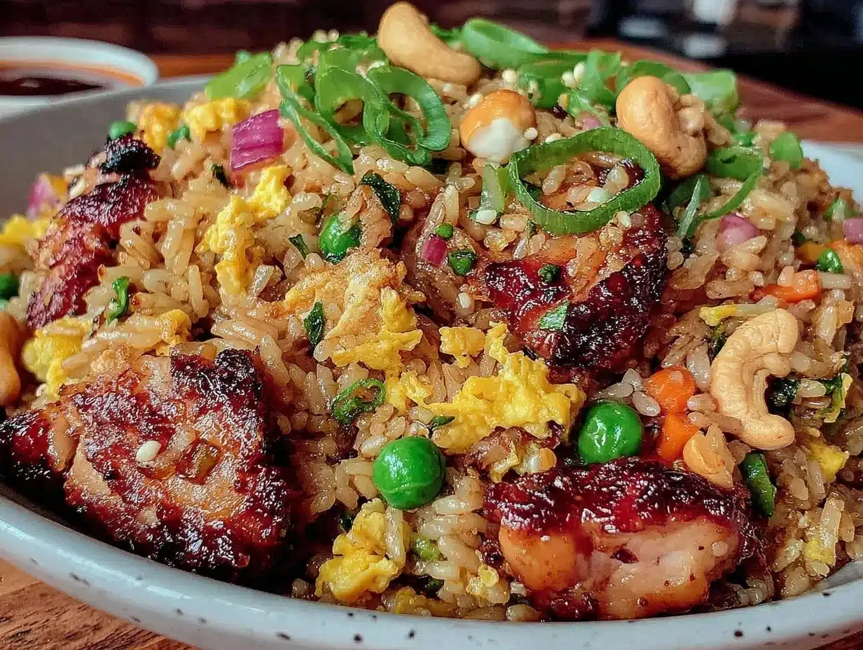 Chicken Fried Rice Recipe Easy Crispy Juicy Restaurant Style at Home 4 chicken fried rice recipe preparation steps