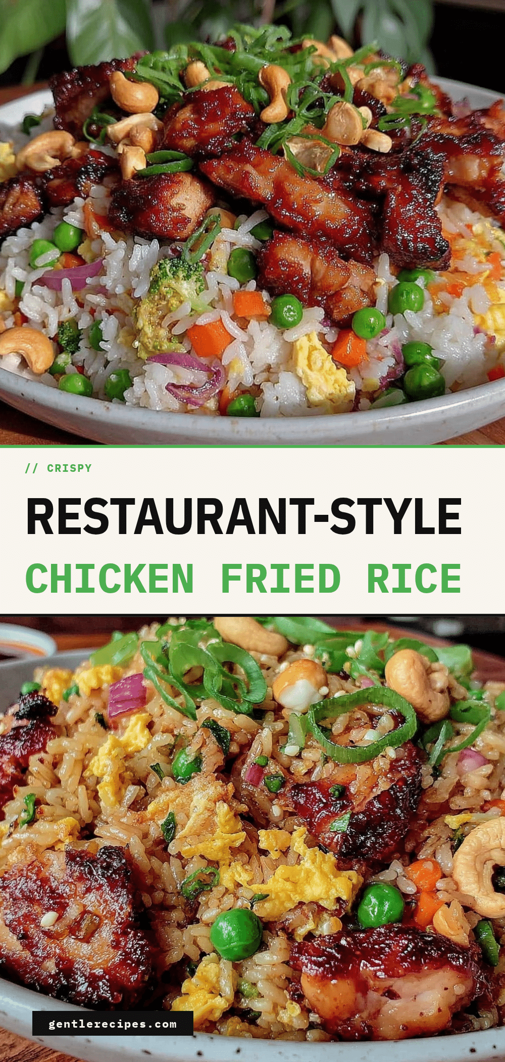 Chicken Fried Rice Recipe Easy Crispy Juicy Restaurant Style at Home 5 chicken fried rice recipe recipe