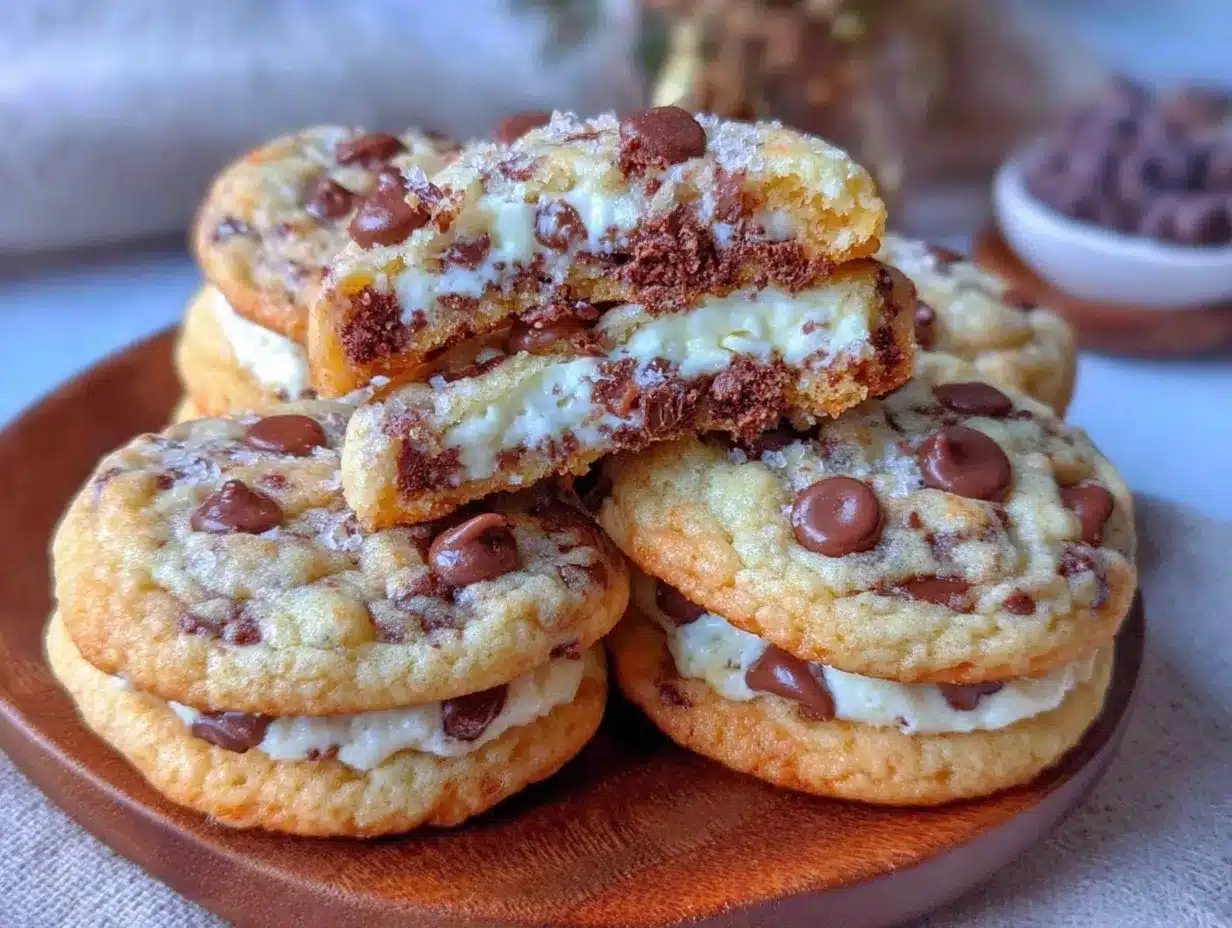 Chocolate Chip Cheesecake Cookies Recipe 5 Easy Soft Chewy Treats 4 chocolate chip cheesecake cookies preparation steps